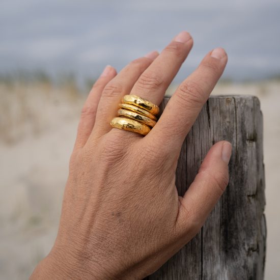 Ringe Treasure am Finger