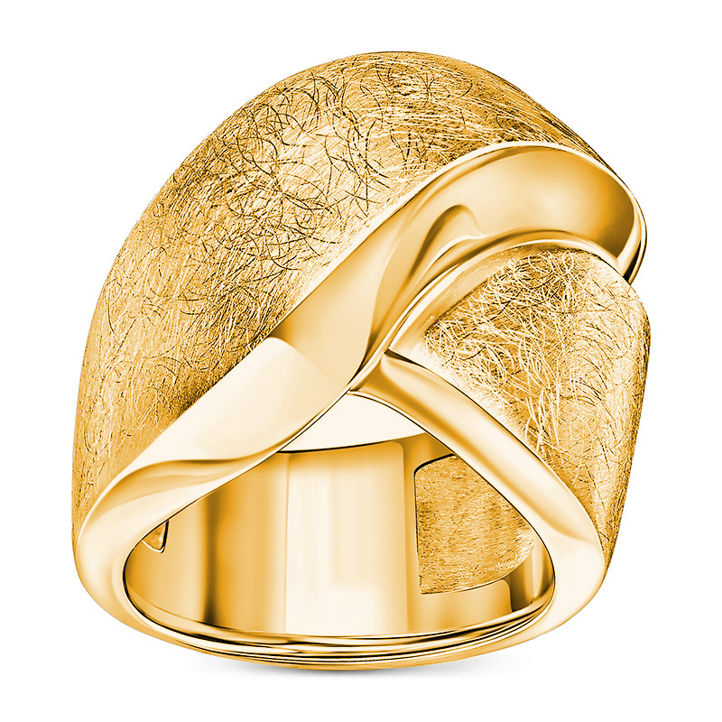 WATERKANT Nordsee Schmuck Ring KNOT gold