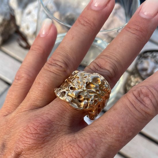 Statement Ring The Rock gold