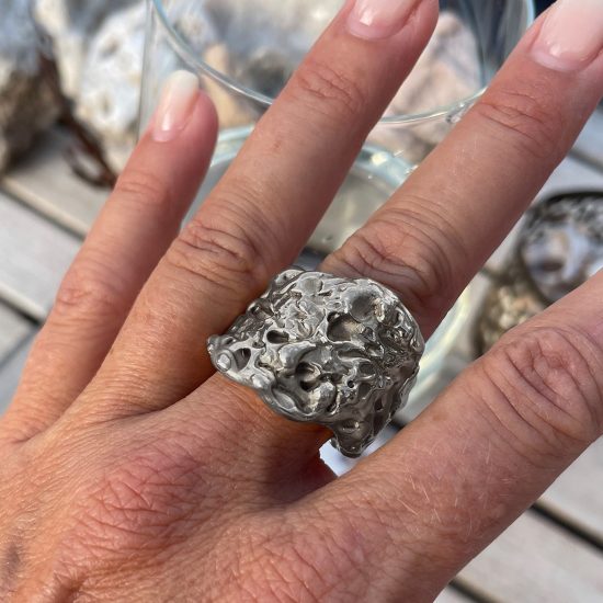 Ring The Rock aus Silber