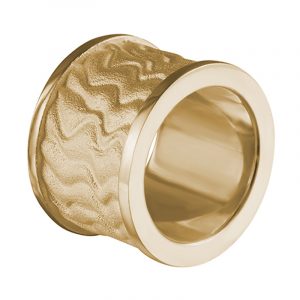 Breiter Ring Leegwater 16 gold