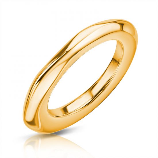 schmaler Ring Infinity gold